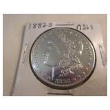 1882-S Morgan Silver Dollar (MS63)