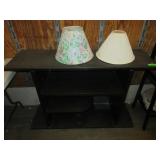 Stand with Shelves, Lamp Shades