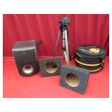 Speaker, Speaker Boxes, Tripod, Cooler