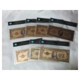 7) 24k Gold Foil Banknotes