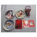 Christmas Plates, Boxes, Cards, Pins