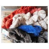 4) Fuzzy Scarves