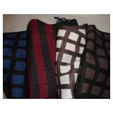 4) Long Fringed Scarves