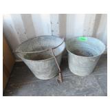 2) Metal Buckets