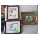 Framed Native American Art