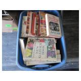 Tote of Cooking and Gardening Books