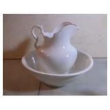 Vintageknowles pitcher and bowl set
