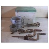 Breadbox, Vintage Kitchenwares, Stove handles