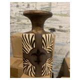 5) Brown Candle Holders