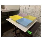 1) Four Piece Snack Tray