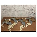 8) Sets of Four Metal Football Player Wall Decor