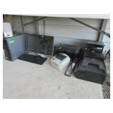 Computer Tower and Monitor, Printer