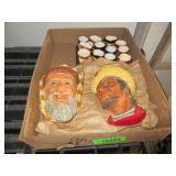 Box of Heads and Head Miniature Mugs