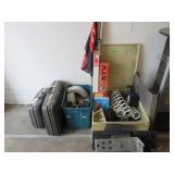 Large Storage Box with ATV Parts, Car Stereo