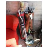Golf Clubs and Bags, Rackets, Weights