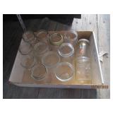 Mason Jars and Cooking Pot