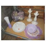 Dishes, Candlestick Holders, Flower Decoration