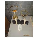 Champagne Holder, Swan Towel Holders, Candle
