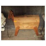 Wooden Horse Chest