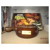 Pyrex Baker in a Basket