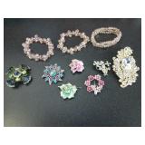 Bracelets and Brooches
