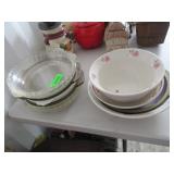 Bowls, Pie Plates