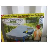 Bamboo Seat Cushion, Pill Organizer, Neck Wrap