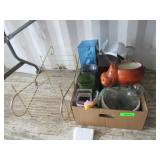 Decorative Planters, Vases, Shelf