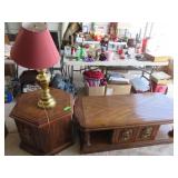 Coffee Table, End Table, Lamp