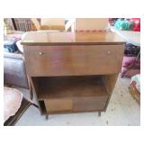 Fold-Out Desk With Contents