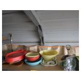 Plastic Plates, Bowls, Serving Trays