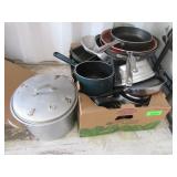 Various Cooking Pots And Pans,