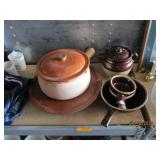 Ceramic Pot and Pans, Cake Holder