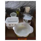 Salt and Pepper Grinders, Cream and Sugar Holders