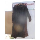 Vintage Long Mink Coat and Garment Bag