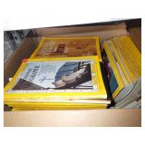 Box of National Geographic Magazines