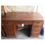 Wooden Desk with Drawers