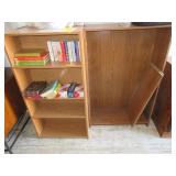 3) Book Shelves With Nora Roberts Books, Cook