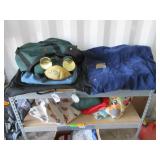 Blow Up Mattress, Blankets, Duffle Bag