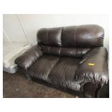 Leather Loveseat
