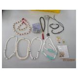 Necklaces, Bracelets, Earrings