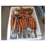 Wood Handled Silverware