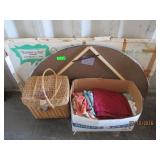 Picnic Basket, Linens, "Hostess Extend-A-Top"