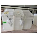 3) Food Containers with Scoops
