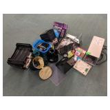 Various Office Supplies, Paper Trays, Pencil