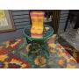 Mirror Top Table with Boot Vase