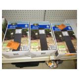 3) Hampton Bay LED Solar Bollard Lights
