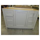 48" Light Gray Bathroom Vanity (No Sink)