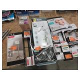 Mirror, Shower Caddy, Squeegee, Towel Bars,