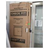30" Adjustable Sliding Pation Screen Door